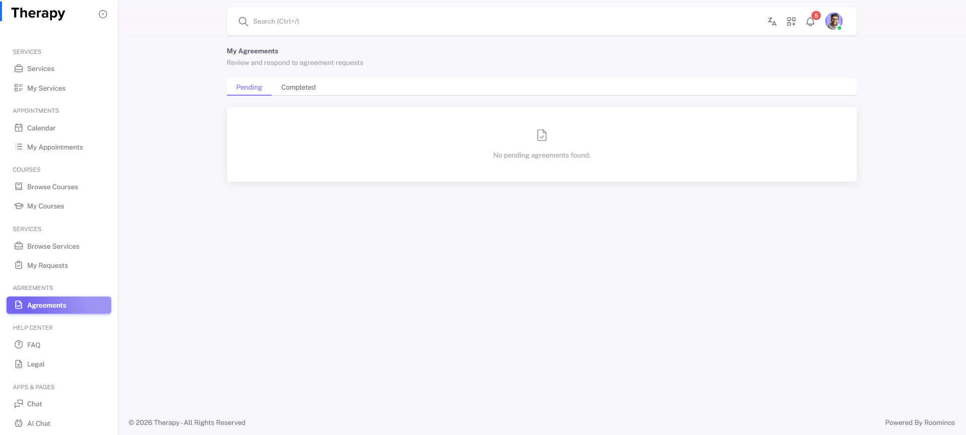 My Agreements screenshot 1