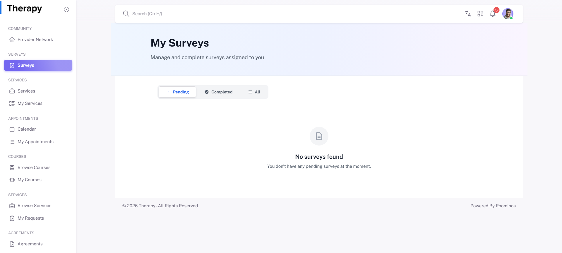 My Surveys screenshot 1