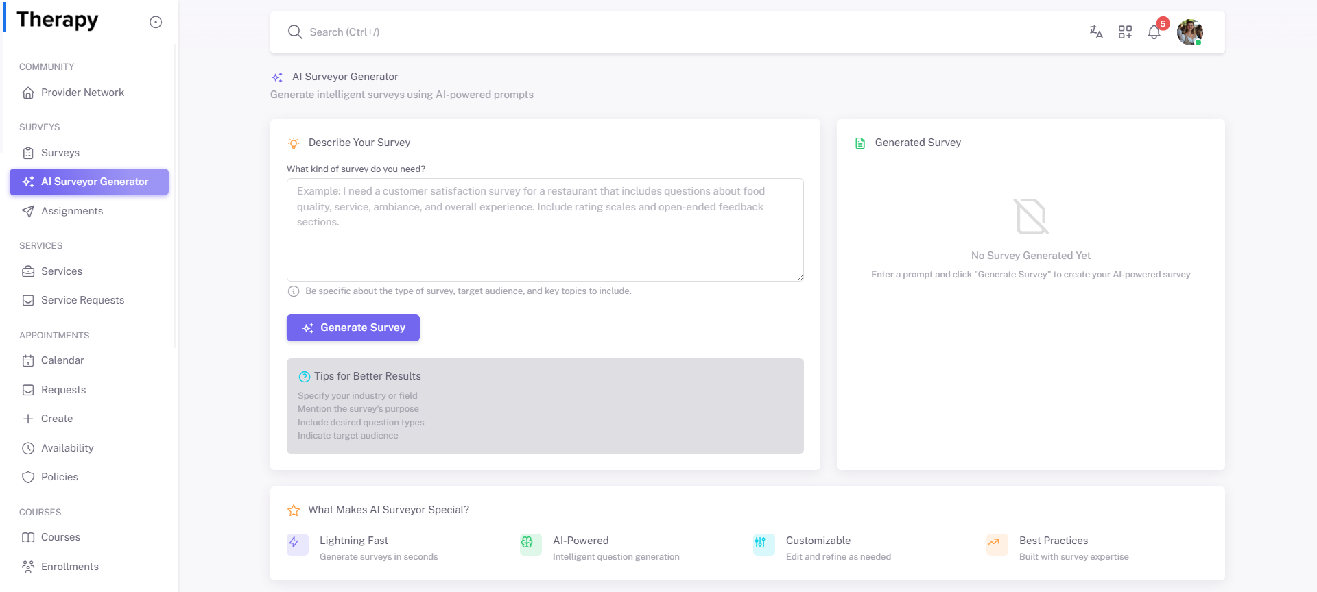 AI Surveyor Generator screenshot 1